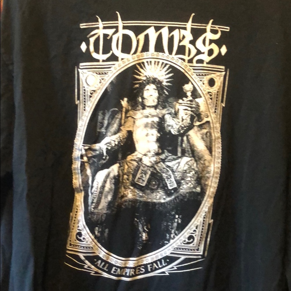 Tombs XL L/S Shirt. Metal, Punk, Hardcore